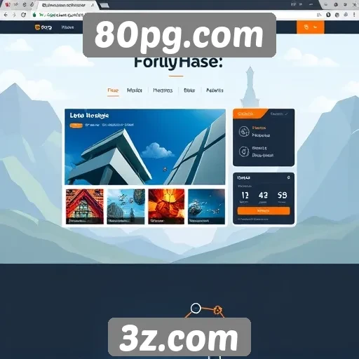 Interface e usabilidade do site 80pg.com